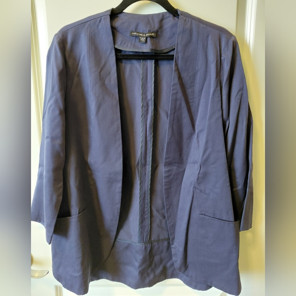 Harlowe & Graham Deep Blue Jacket